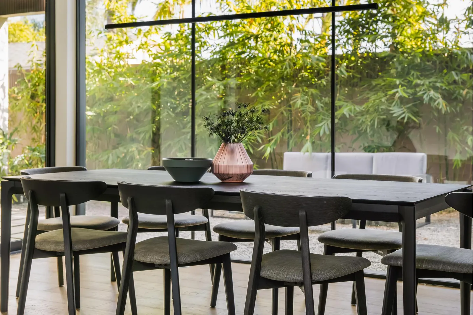 inside home with table